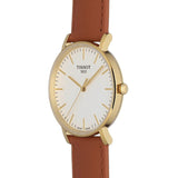Tissot T Classic Everytime White Dial Brown Leather Strap Watch For Men - T109.410.36.031.00 Authentic Buy Shop Now
