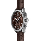 Tissot T Sport Chrono XL Classic Brown Dial Brown Leather Strap Watch For Men - T116.617.16.297.00 Authentic Buy Shop Now