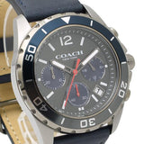 Coach Kent Grey Dial Blue Leather Strap Watch for Men - 14602558 Authentic Buy Shop Now
