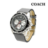Coach Kent Grey Dial Grey Leather Strap Watch for Men - 14602561 Authentic Buy Shop Now