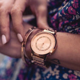 Guess Montauk Rose Gold Dial Rose Gold Steel Strap Watch For Women - W0933L3 Authentic Buy Shop Now