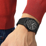 Tissot PRX Powermatic 80 Carbon Black Dial Black Rubber Strap Watch for Men - T137.907.97.201.00 Authentic Buy Shop Now