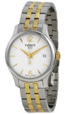 Tissot T Classic Tradition White Dial Two Tone Mesh Bracelet Watch for Women - T063.210.22.037.00 Authentic Buy Shop Now