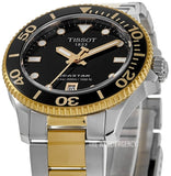 Tissot Seastar 1000 Black Dial Two Tone Steel Strap Watch for Women - T120.210.22.051.00 Authentic Buy Shop Now