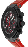 Tissot T Race Chronograph Black Dial Red Rubber Strap Watch For Men - T141.417.37.057.01 Authentic Buy Shop Now