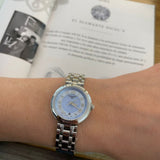 Tissot Bellissima Small Lady Light Blue Dial Silver Steel Strap Watch for Women - T126.010.11.133.00 Authentic Buy Shop Now