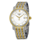Tissot T Classic Bridgeport Automatic Mother of Pearl Dial Two Tone Steel Strap Watch for Women - T097.410.22.116.00 Authentic Buy Shop Now