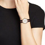 Tissot T Classic Carson Premium White Dial Brown Leather Strap Watch for Women - T122.207.36.031.00 Authentic Buy Shop Now