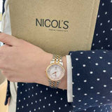 Tissot T Classic Carson Premium 30 White Dial Two Tone Steel Strap Watch for Women - T122.207.22.031.01 Authentic Buy Shop Now