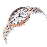 Tissot Carson Premium White Dial Two Tone Steel Strap Watch For Men - T122.410.22.033.00 Authentic Buy Shop Now