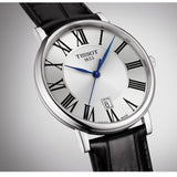 Tissot Carson Premium Silver Dial Black Leather Strap Watch For Men - T122.410.16.033.00 Authentic Buy Shop Now