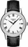 Tissot T Classic Carson White Dial Black Leather Strap Watch for Men - T085.410.16.013.00 Authentic Buy Shop Now