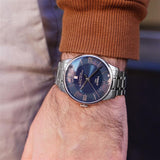 Tissot Chemin Des Tourelles Powermatic 80 Blue Dial Silver Steel Strap Watch for Men - T099.407.11.048.00 Authentic Buy Shop Now