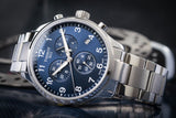 Tissot T Sport Chrono XL Classic Blue Dial Silver Steel Strap Watch For Men - T116.617.11.047.01 Authentic Buy Shop Now