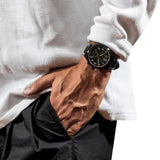 Tissot Chrono XL Vintage Chronograph Black Dial Black Leather Strap Watch For Men - T116.617.36.052.02 Authentic Buy Shop Now