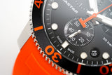 Tissot Seastar 1000 Chronograph Black Dial Orange Rubber Strap Watch For Men - T120.417.17.051.01 Authentic Buy Shop Now