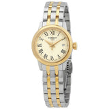 Tissot Classic Dream Lady Gold Dial Two Tone Steel Strap Watch For Women - T129.210.22.263.00 Authentic Buy Shop Now