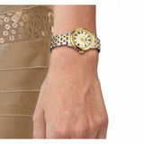 Tissot Classic Dream Lady Gold Dial Two Tone Steel Strap Watch For Women - T129.210.22.263.00 Authentic Buy Shop Now