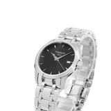 Tissot T Trend Couturier Lady Black Dial Silver Steel Strap Watch For Women - T035.210.11.051.00 Authentic Buy Shop Now