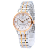 Tissot Chemin Des Tourelles Powermatic 80 Lady Silver Dial Two Tone Steel Strap Watch For Women - T099.207.22.118.02 Authentic Buy Shop Now