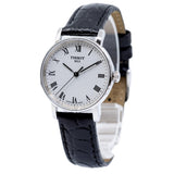 Tissot Everytime Small White Dial Black Leather Strap Watch For Women - T109.210.16.033.00 Authentic Buy Shop Now