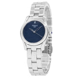 Tissot T Wave Donna Blue Dial Silver Steel Strap Watch For Women - T112.210.11.041.00 Authentic Buy Shop Now