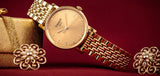 Tissot T Classic Everytime Desire Small Gold Dial Gold Mesh Bracelet Watch For Women - T109.210.33.021.00 Authentic Buy Shop Now