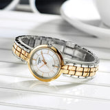 Tissot Flamingo Mother of Pearl White Dial Two Tone Steel Strap Watch For Women - T094.210.22.111.01 Authentic Buy Shop Now
