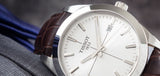 Tissot Gentlemen Silver Dial Brown Leather Strap Watch for Men - T127.410.16.031.01 Authentic Buy Shop Now