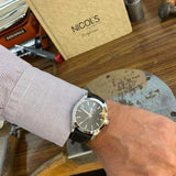 Tissot Gentleman Black Dial Black Leather Strap Watch For Men - T127.410.16.051.00 Authentic Buy Shop Now