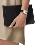 Tissot Heritage Memphis Lady White Dial Black Rubber Strap Watch For Women - T120.210.17.011.00 Authentic Buy Shop Now
