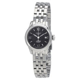 Tissot Le Locle Automatic Small Lady Black Dial Silver Steel Strap Watch For Women - T41.1.183.53 Authentic Buy Shop Now