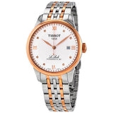 Tissot T Classic Le Locle Powermatic 80 Silver Dial Two Tone Steel Strap Watch For Men - T006.407.22.036.00 Authentic Buy Shop Now
