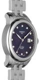 Tissot Le Locle Automatic Diamonds Mother of Pearl Black Dial Silver Steel Strap Watch For Women - T006.207.11.126.00 Authentic Buy Shop Now