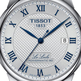 Tissot Le Locle Powermatic 80 Silver Dial Silver Steel Strap Watch for Men - T006.407.11.033.03 Authentic Buy Shop Now