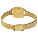 Tissot Lovely Square Silver Dial Gold Mesh Bracelet Watch For Women - T058.109.33.031.00 Authentic Buy Shop Now