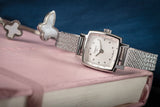 Tissot Lovely Square Silver Dial Silver Mesh Bracelet Watch For Women - T058.109.11.036.00 Authentic Buy Shop Now