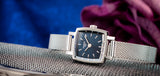Tissot Lovely Square Blue Dial Silver Mesh Bracelet Watch For Women - T058.109.11.041.00 Authentic Buy Shop Now