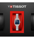 Tissot Lovely Square Blue Dial Silver Mesh Bracelet Watch For Women - T058.109.11.041.00 Authentic Buy Shop Now