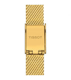 Tissot Lovely Square Silver Dial Gold Mesh Bracelet Watch For Women - T058.109.33.031.00 Authentic Buy Shop Now