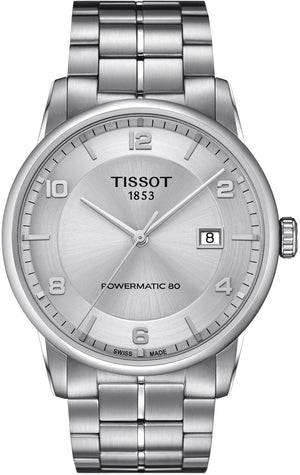 Tissot Luxury Powermatic 80 Silver Dial Silver Steel Strap Watch For Men - T086.407.11.037.00 Authentic Buy Shop Now