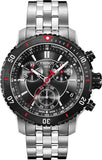 Tissot PRS 200 Chronograph Grey Dial Silver Steel Strap Watch For Men - T067.417.21.051.00 Authentic Buy Shop Now