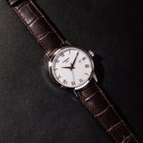 Tissot T Classic Dream White Dial Brown Leather Strap Watch for Men - T033.410.16.013.01 Authentic Buy Shop Now