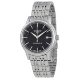 Tissot Classic Carson Powermatic 80 Black Dial Silver Steel Strap Watch For Men - T085.407.11.051.00 Authentic Buy Shop Now
