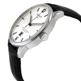 Tissot Chemin Des Tourelles Powermatic 80 Silver Dial Black Leather Strap Watch For Men - T099.407.16.037.00 Authentic Buy Shop Now