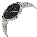 Tissot Everytime Large Black Dial Silver Mesh Bracelet Watch For Men - T109.610.11.077.00 Authentic Buy Shop Now