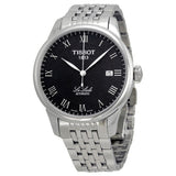 Tissot T Classic Le Locle Powermatic 80 Black Dial Silver Steel Strap Watch For Women - T41.1.483.53 Authentic Buy Shop Now