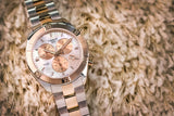 Tissot PR 100 Sport Chic Chronograph Mother of Pearl Dial Two Tone Steel Strap Watch for Women - T101.917.22.151.00 Authentic Buy Shop Now