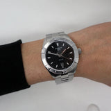 Tissot PR 100 Sport Quartz Black Dial Silver Steel Strap Watch For Men - T101.610.11.051.00 Authentic Buy Shop Now