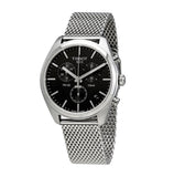 Tissot PR 100 Chronograph Black Dial Silver Mesh Bracelet Watch For Men - T101.417.11.051.01 Authentic Buy Shop Now